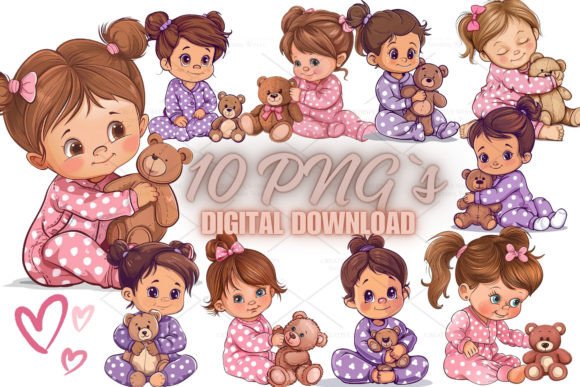 Download Cute Baby Girl Clipart, PNG 5S-21 - Premium Resources