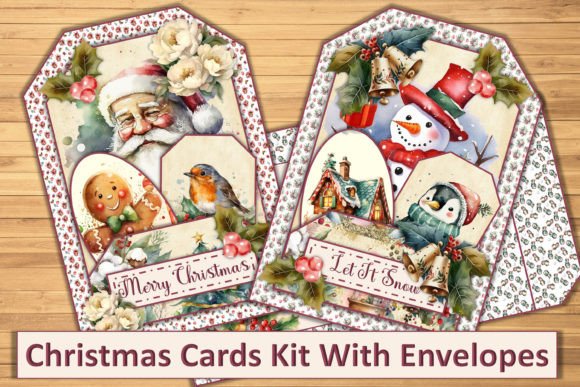 Download Christmas Card Making Kit with Envelope - Premium Resources