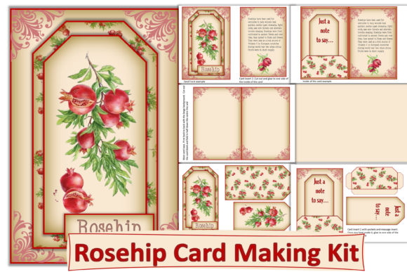 Download Shabby Chic Card Making Kit Rosehips - Premium Resources