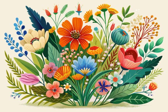 Download Boho Watercolor Wildflowers - Premium Bundle